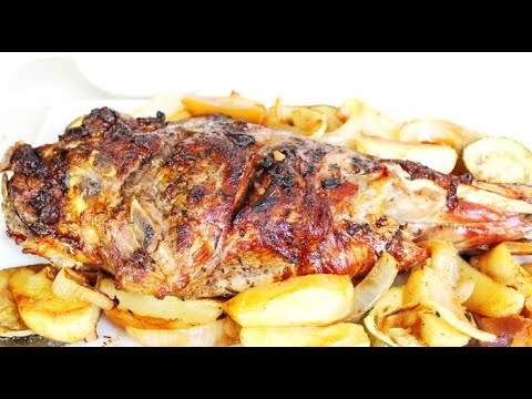 Como hacer pierna de cordero al horno con salsa