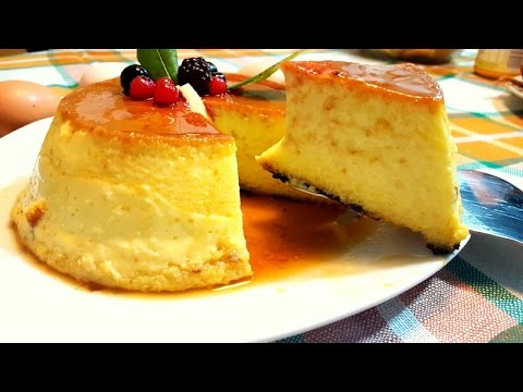 Flan de huevo y leche condensada al horno
