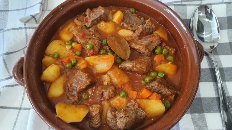 Receta guiso de patatas con carne