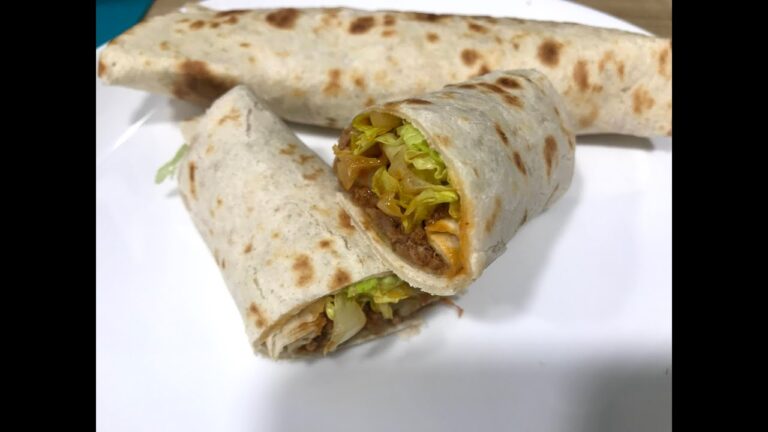 Receta de burritos de carne picada