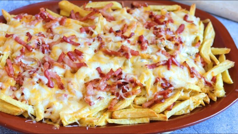Receta patatas con bacon y queso