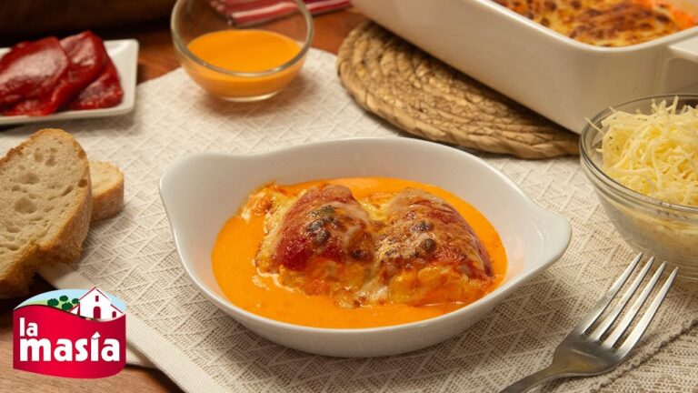 Pimientos rellenos de atun y queso