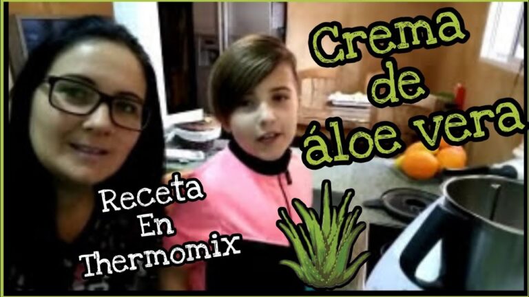 Como hacer crema de aloe vera thermomix