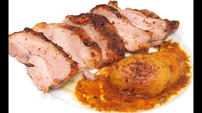 Muslos de pavo al horno con vino blanco