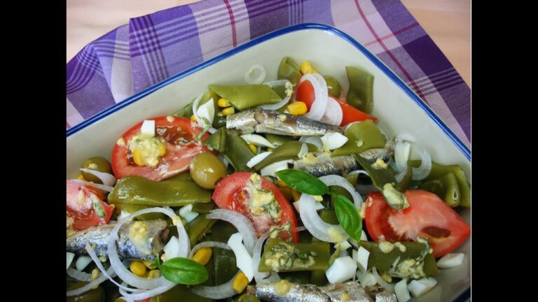 Ensalada de judias verdes para dieta