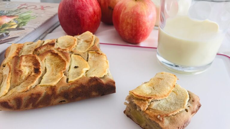 Bizcocho de trigo sarraceno y manzana
