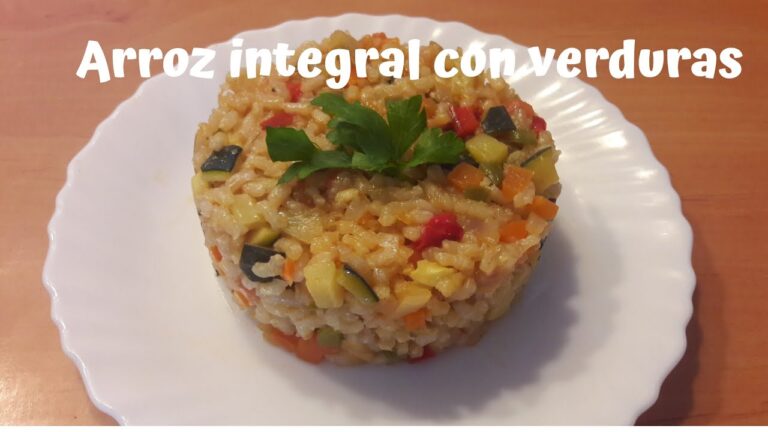 Como hacer arroz integral con verduras
