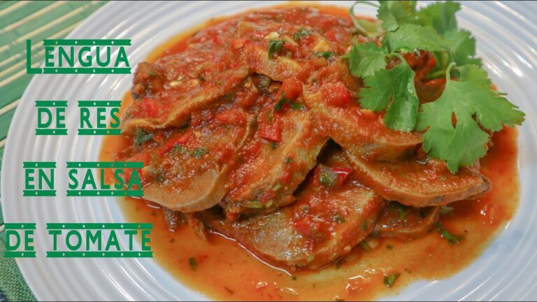 Cómo hacer una lengua en salsa