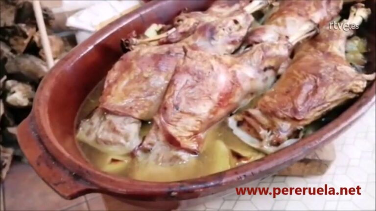 Paletilla de cordero al horno de leña