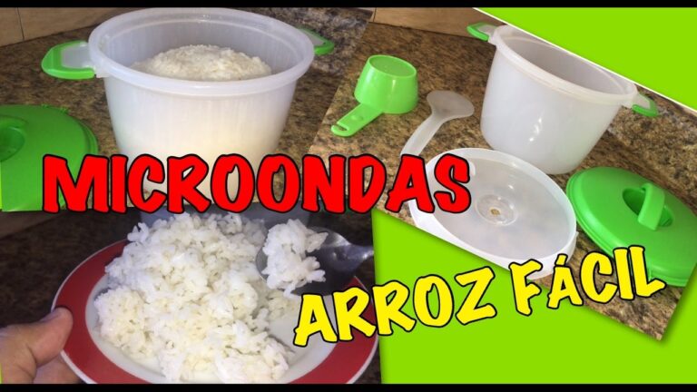 Como hacer arroz blanco en el microondas