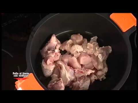 Pollo al limon con verduras cometelo