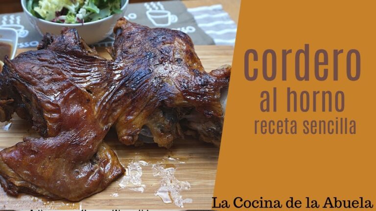 Cordero al horno receta dela abuela