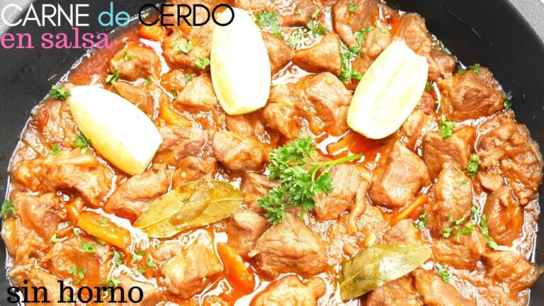Carne de cerdo en salsa de la abuela