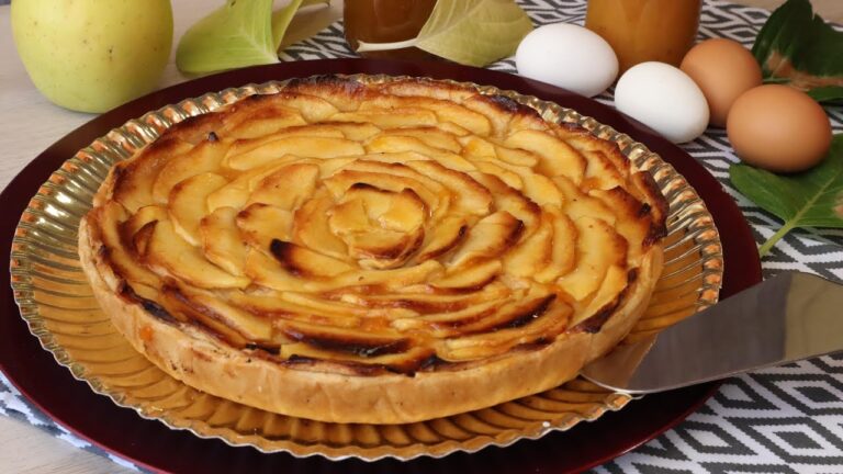 Tarta de manzana thermomix crema pastelera