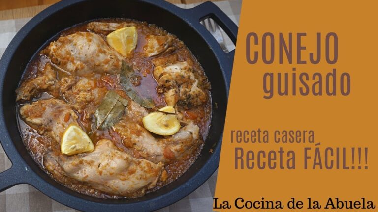 Conejo en salsa – receta dela abuela