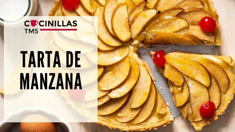 Tarta de manzana con masa quebrada thermomix