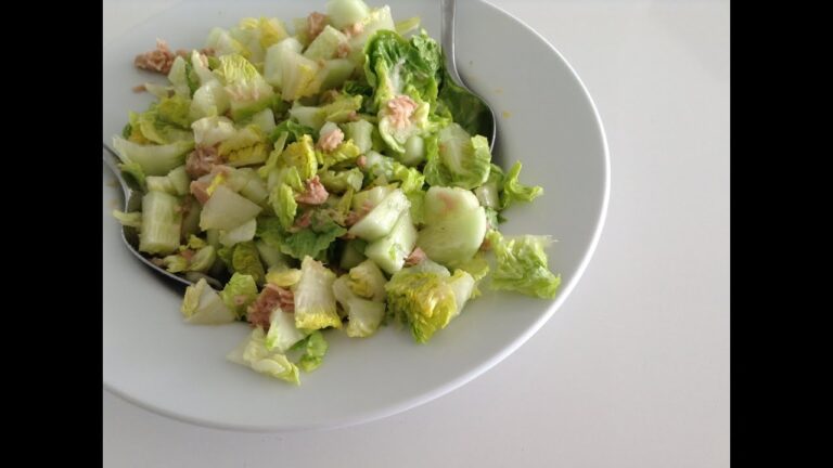 Cuantas calorias tiene una ensalada de atun
