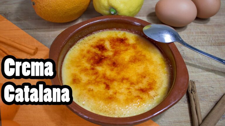 Como se hace la crema catalana auténtica