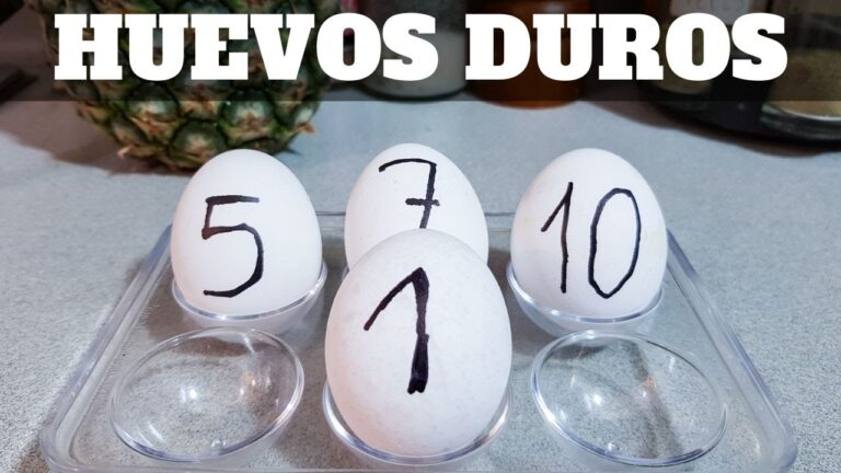 Cuanto tiene que hervir un huevo duro