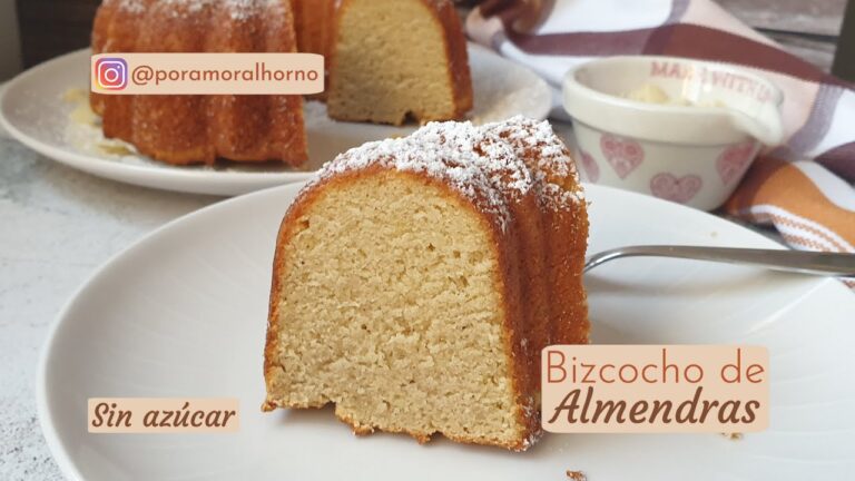 Bizcocho de almendra molida y yogur