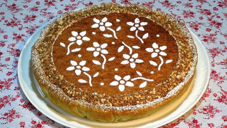 Tarta de almendra y cabello de &aacute;ngel