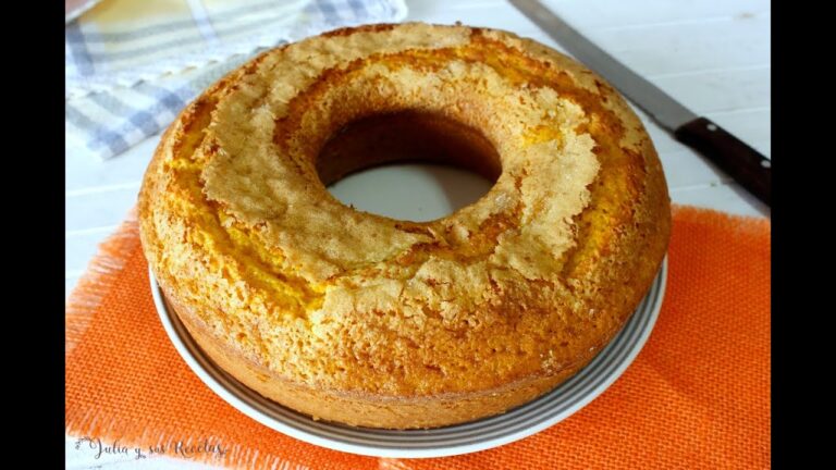Recetas de bizcocho de calabaza esponjoso