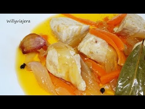 Como hacer bonito fresco en escabeche