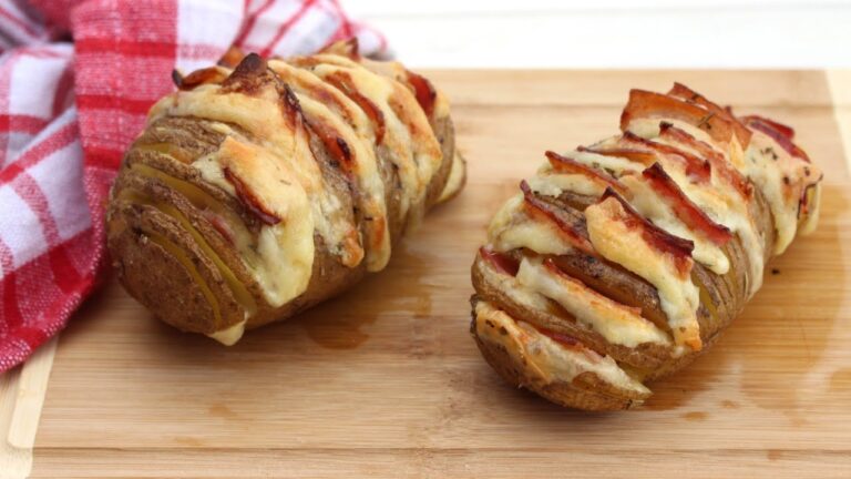 Patatas asadas con bacon y queso