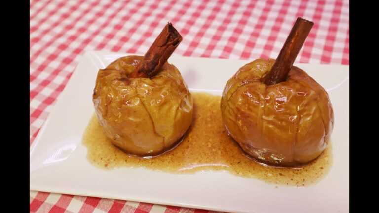 Manzanas asadas al horno con canela