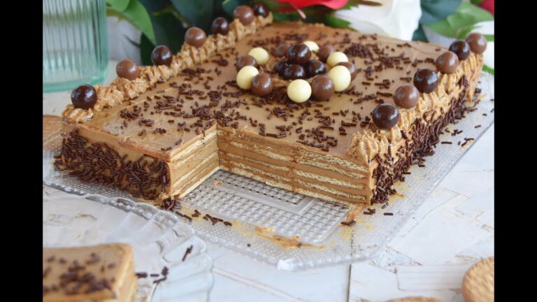 Como hacer moka para tarta de galletas