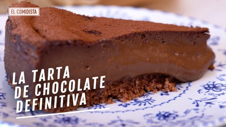 Receta de tarta de queso con chocolate