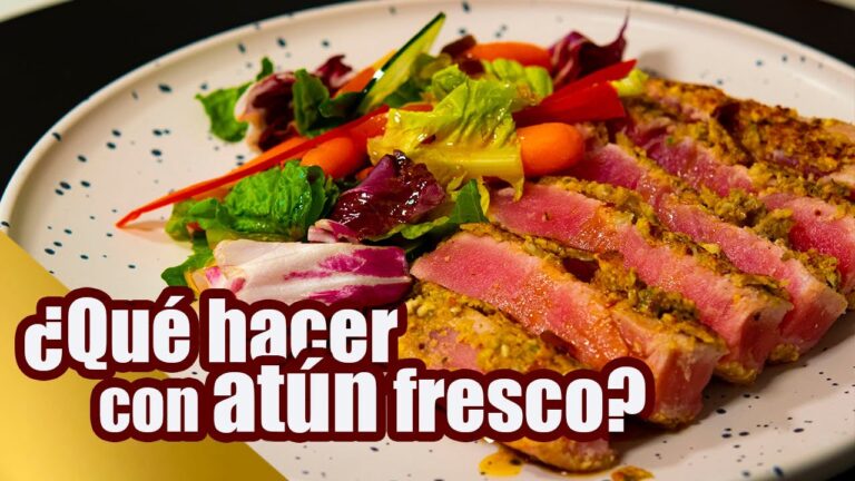 Recetas de at&uacute;n fresco en trozos