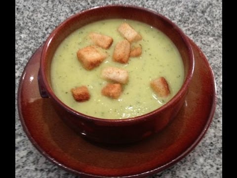 Receta crema de calabacin y puerro