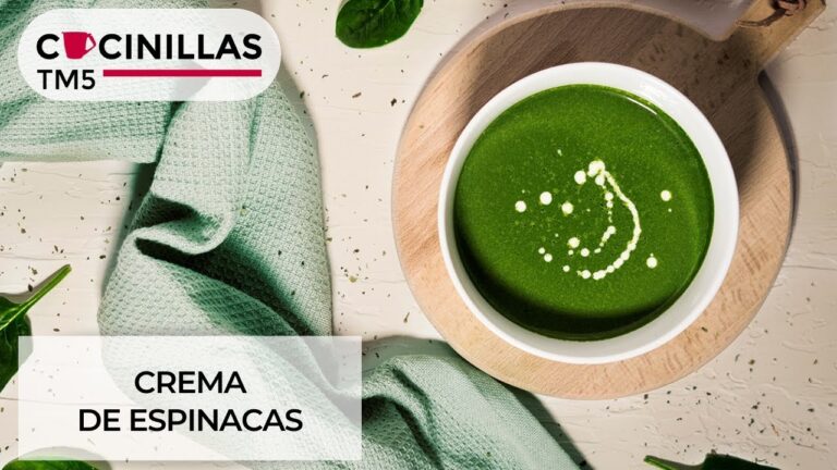 Crema de espinacas thermomix velocidad cuchara