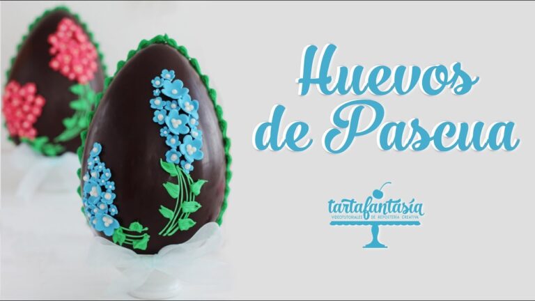 Como hacer huevos de pascua de chocolate