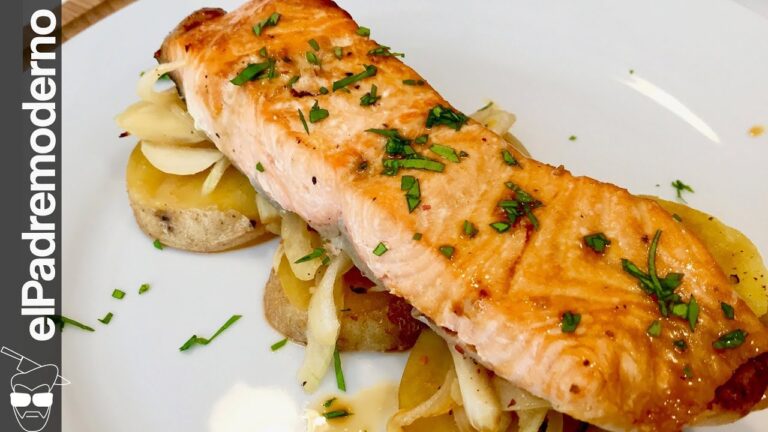 Recetas salmon al horno con patatas