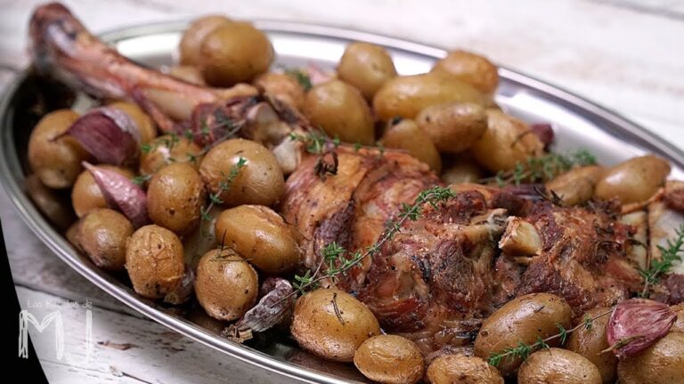 Paletilla de cordero al horno al estilo clásico