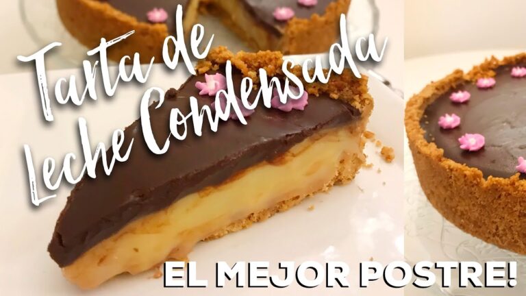 Tarta de leche condensada y chocolate