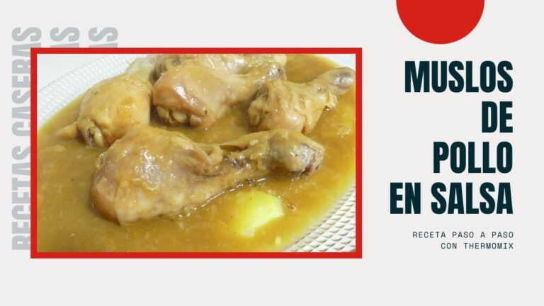 Muslos de pollo en salsa thermomix
