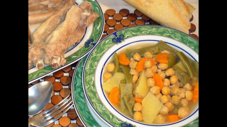 Sopa de cocido de la abuela