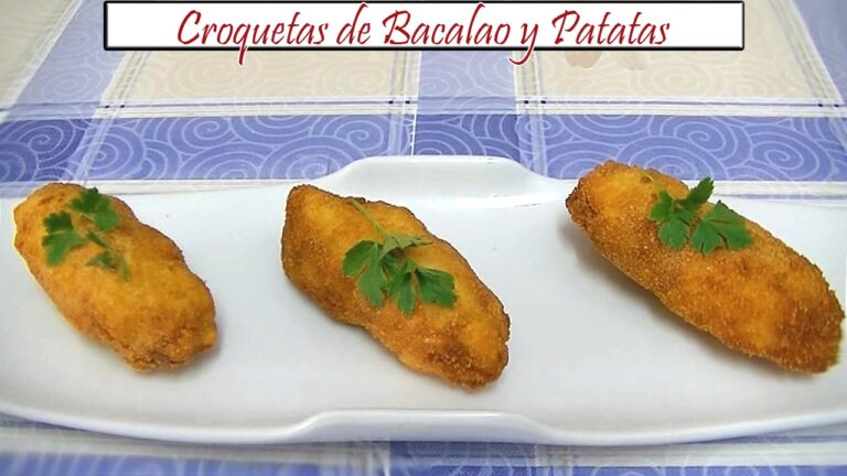 Receta croquetas de bacalao con patata