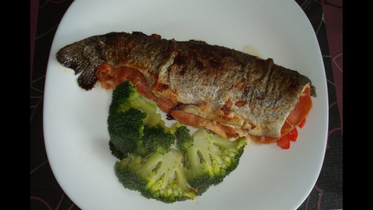 Trucha con jamon a la plancha