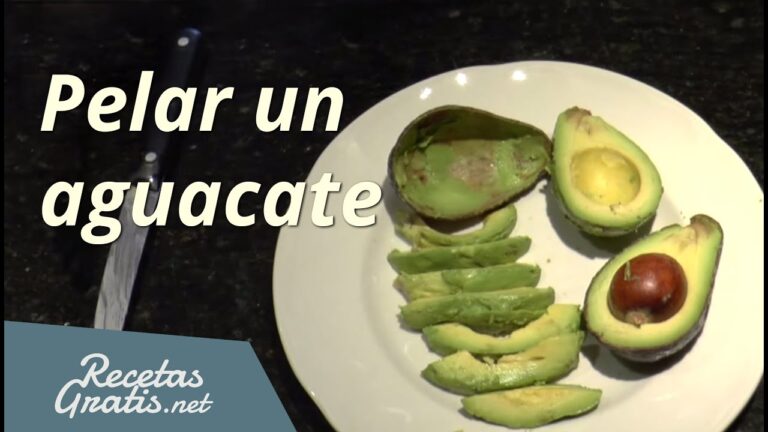 Como pelar un aguacate para ensalada