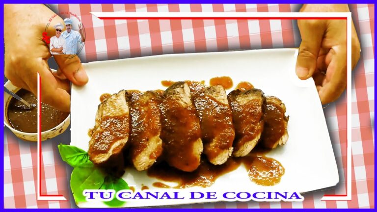 Solomillo de cerdo relleno en cazuela