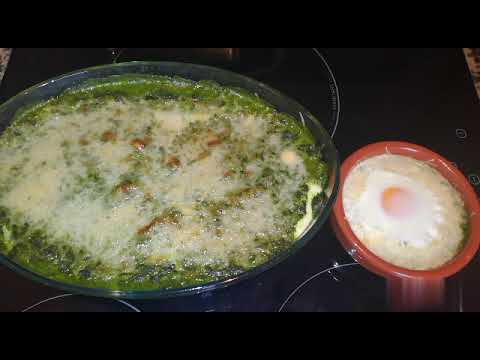 Espinacas a la crema velocidad cuchara
