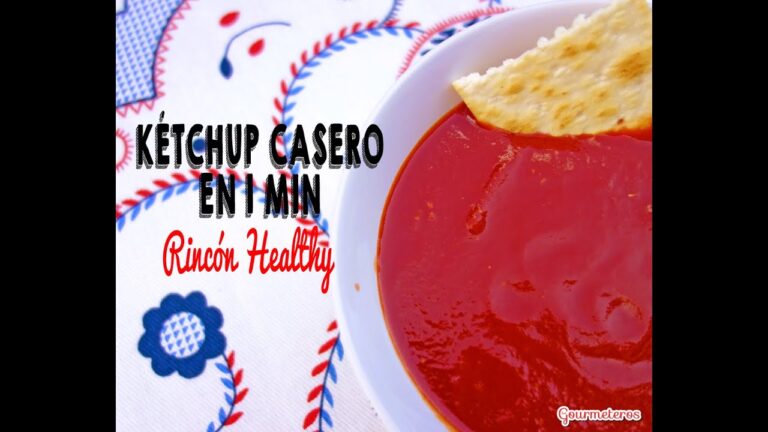 Como hacer ketchup con tomate frito