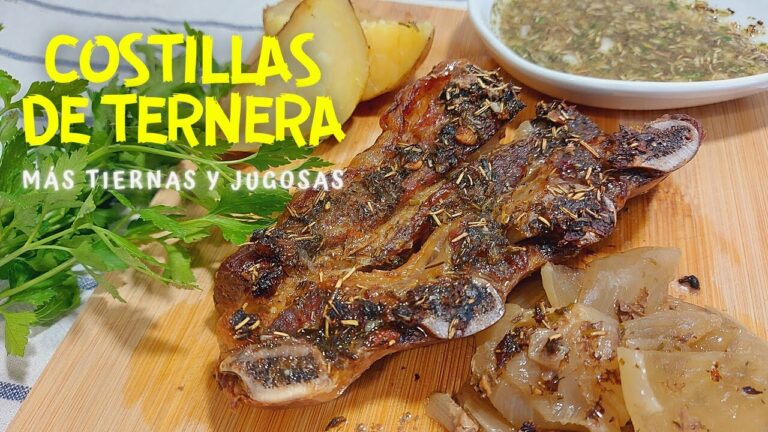 Costilla de ternera al horno con patatas