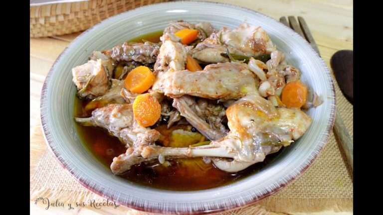 Conejo en escabeche receta dela abuela