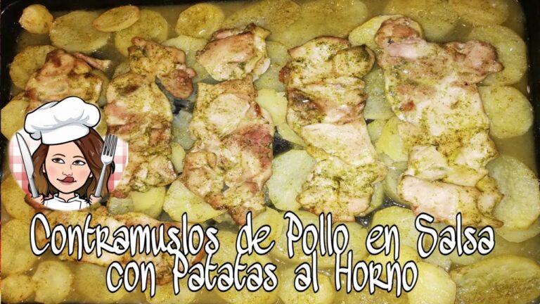 Contramuslos deshuesados de pollo al horno