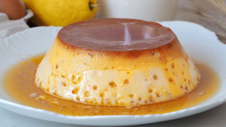 Postres con huevo y leche sin horno